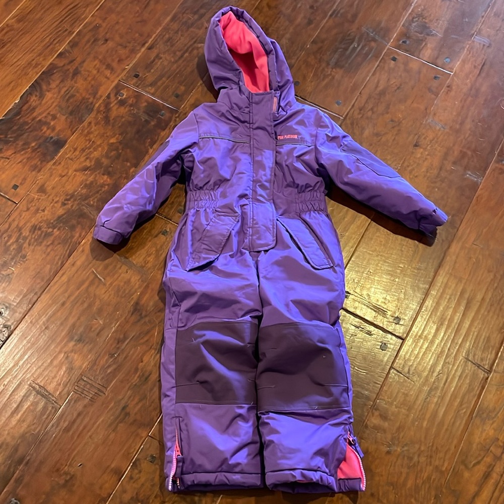 One piece snow suit